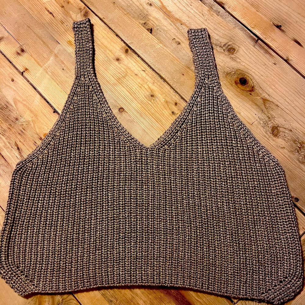 Crop Top Crocheted sweater